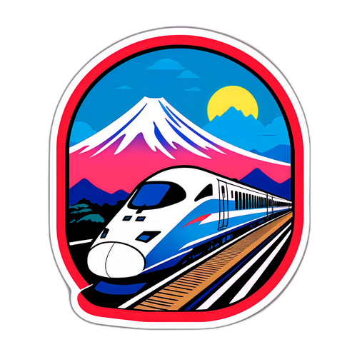 JRロゴと新幹線のイラストデザイン
