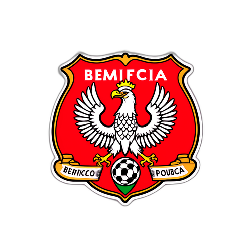 Stika ya Bendera ya Benfica na Alama maarufu za Kireno