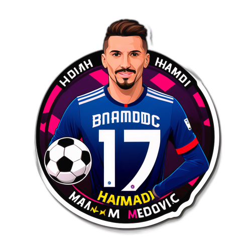 Adesivo Calcio Hamad Međedović