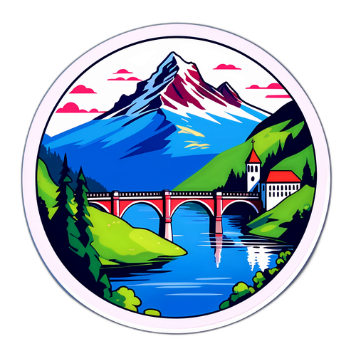 Lucerne-järven maisema