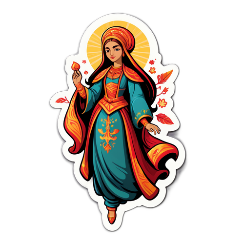 Stylizovaná nálepka Mahuleny Bočanové