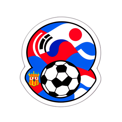 한국과 스페인의 축구 문화 융합 디자인