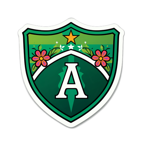 Escudo estilizado do Atlético Nacional