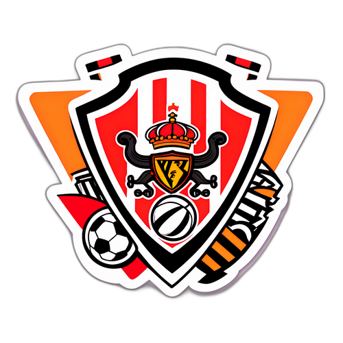 Autocolant sportiv Valencia și Athletic Bilbao