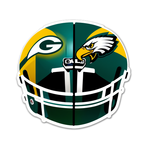 Packers vs. Eagles Rivalry Sticker