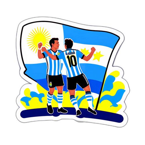 Argentina Celebrando Victoria