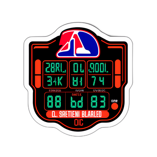Disenyong Scoreboard Sticker na may MLB Scores