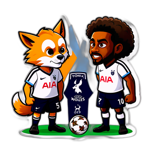 Spilleklistremerke: Tottenham mot Wolves