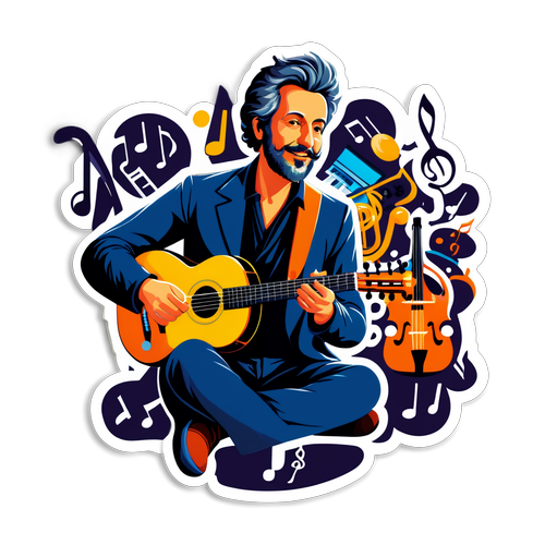 Sticker musicale di Eugenio Finardi