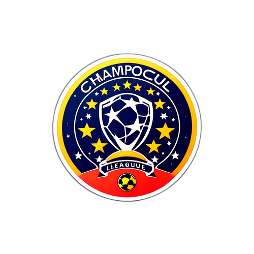 Sticker minimalistic Champions League