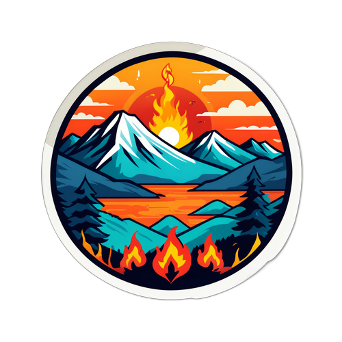 산불 경고와 수락산의 아름다운 풍경