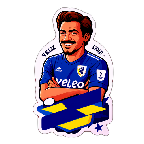 Sticker em homenagem à história de Velez