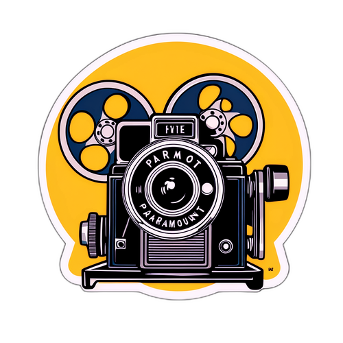 Camera Vintage con Tema Hollywoodiano