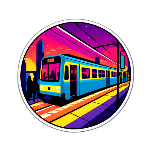 Metro utazás - Színes Júliusi Este