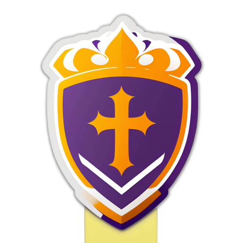 Adesivo Estilizado da Fiorentina