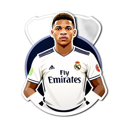 Incroyable ! Découvrez le Sticker Kylian Mbappé qui Fait Fureur au Real Madrid !