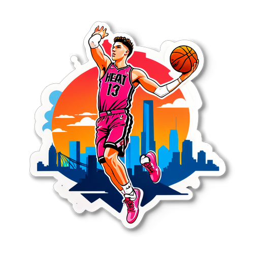 Shocking Move! Tyler Herro's Slam Dunk Will Leave You Breathless in Miami's Skyline!