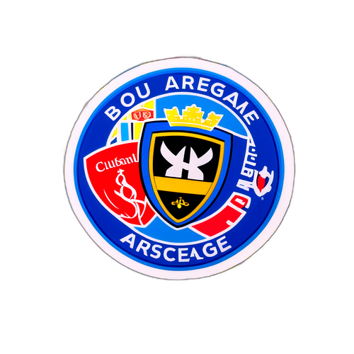 俱樂部布魯日與阿森納比賽場景貼紙