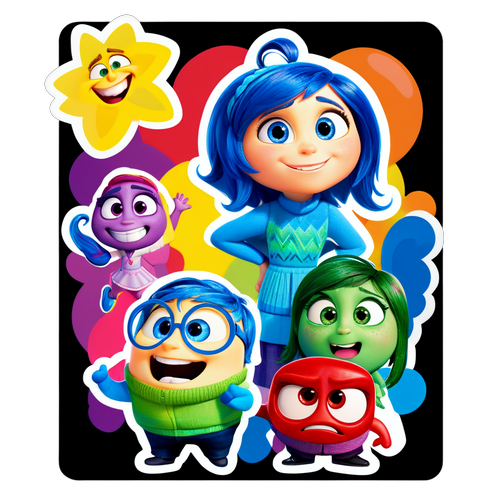 Unbelievable Inside Out Art: When Joy Meets Sadness in a Vibrant Emotional Showdown!