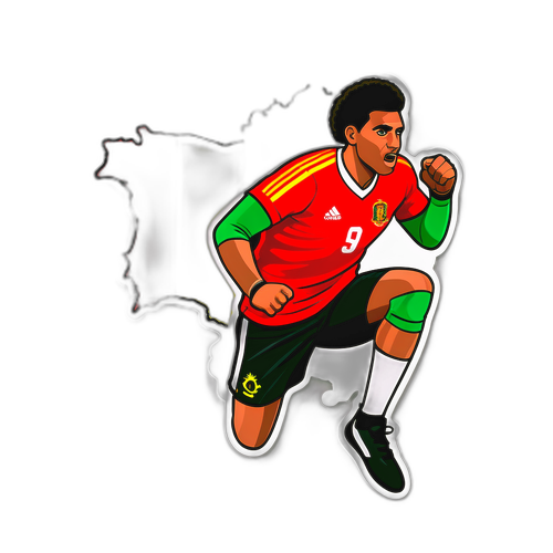 ג'ורג'יה נגד ספרד - מדבקה ספורטיבית