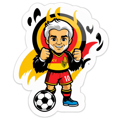 Sticker représentant les mascottes de KV Mechelen et d'Antwerp