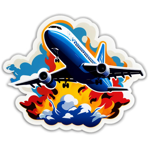 Stiker Dramatis Menunjukkan Kejadian Nahas Azerbaijan Airlines