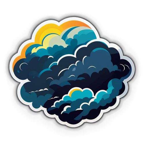 Storm Cloud Sticker