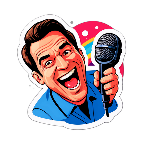 Comische Sticker van Philippe Lellouche