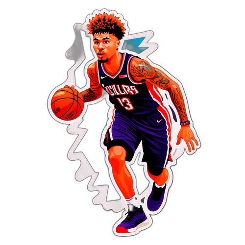 Isang Artistic na Interpretasyon ni Kelly Oubre Jr.