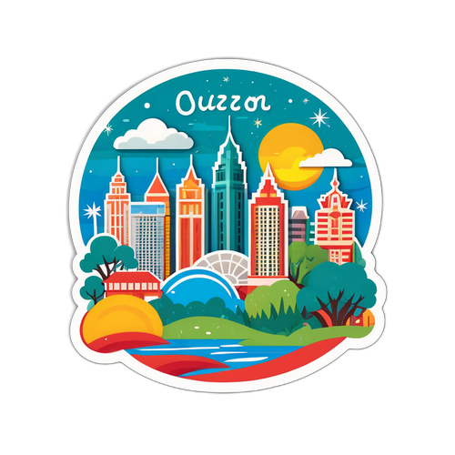 Makulay na Skyline ng Quezon City