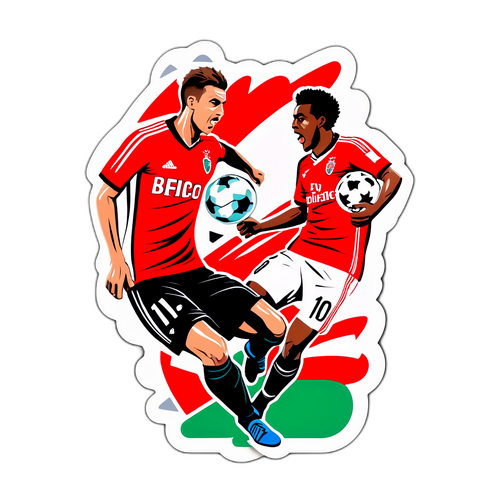 Sticker Momen Thrilling Nice vs Benfica