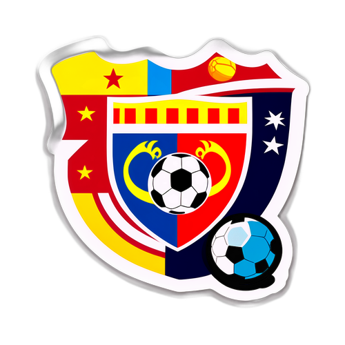 สติกเกอร์สำหรับแฟนบอลลา ลีกาที่แสดงให้เห็นถึงการแข่งขันฟุตบอลที่ชื่นชอบ