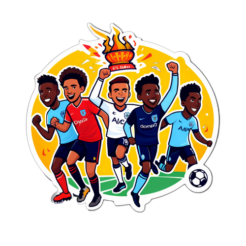 Sticker ya Kusherehekea Nafasi ya EPL