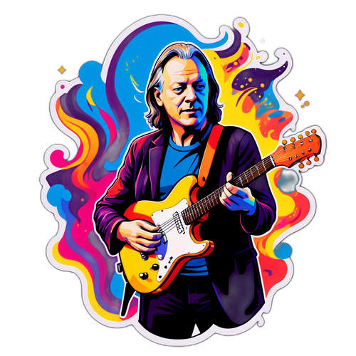 Samolepka 'David Gilmour'