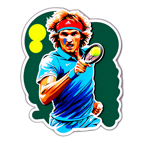 Adrenalina do Tênis: Alexander Zverev em Ação
