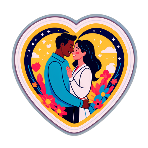 心温まる出会いを描いたデザイン