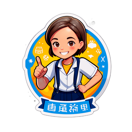学生斗志贴纸