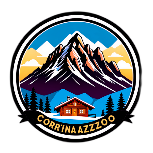 Sticker Cortina d'Ampezzo