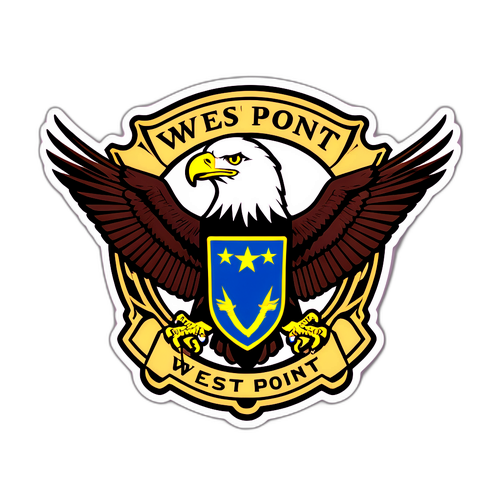 West Point Eagle Logo Sticker