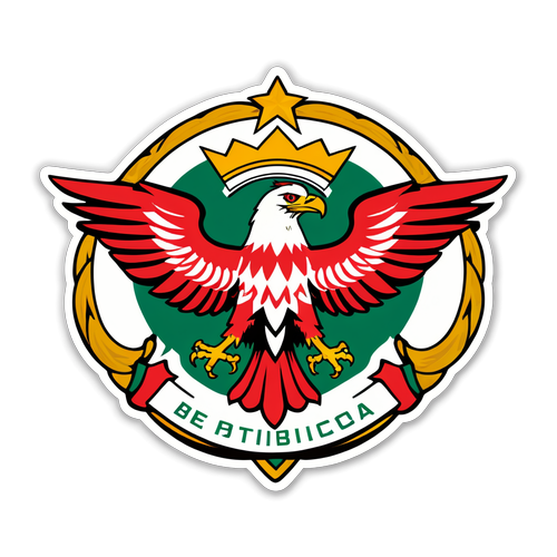 Minimalis dan Elegan: Stiker Emblem Benfica yang Memikat Hati Budaya Portugal!