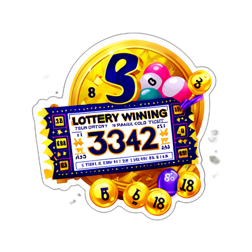 Nyertes Lottószelvény Matrica