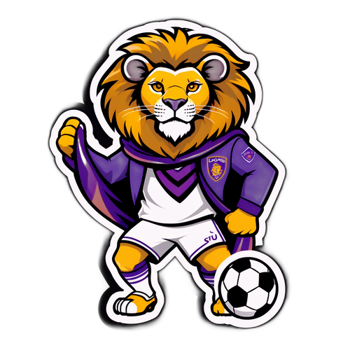 Con sư tử đội nón khăn Orlando City
