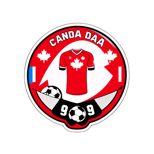 Desain Stiker Jersey Sepak Bola Tim Nasional Kanada