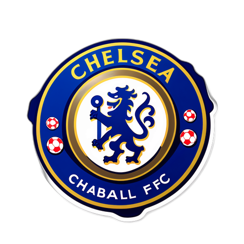 Autocolant amuzant al emblemei Chelsea FC