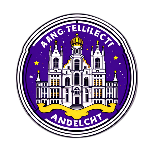 Sticker ya Anderlecht yenye mtindo wa Ubelgiji