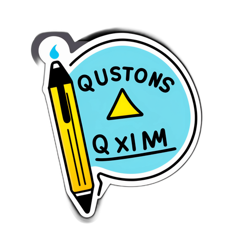 สติกเกอร์สอบท้องถิ่น 68 กับการออกแบบปากกาเขียนคำถามและไฟสว่าง