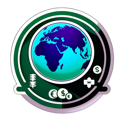 Stiker Pasaran Mata Wang Global