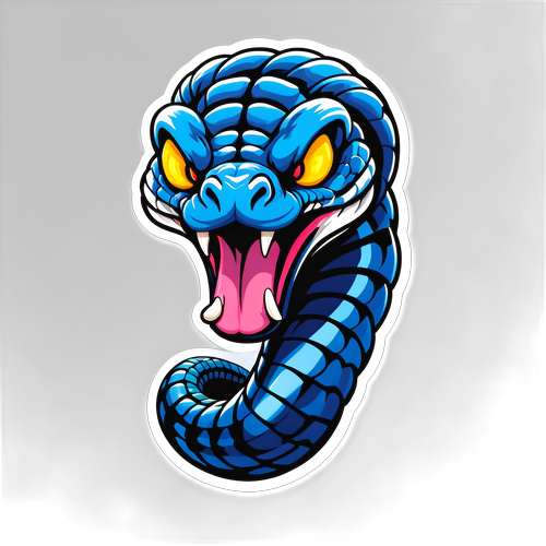 ¡Siente el Poder de La Cobra! El Sticker que Inspirará Tu Valentía