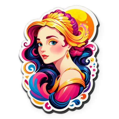 Venus Sticker Design