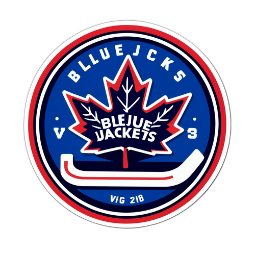 Hockey Puck Action Sticker